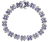 Sterling Silver Semi Mount Bracelet Setting Oval OV 4X3mm - Syzjewelry